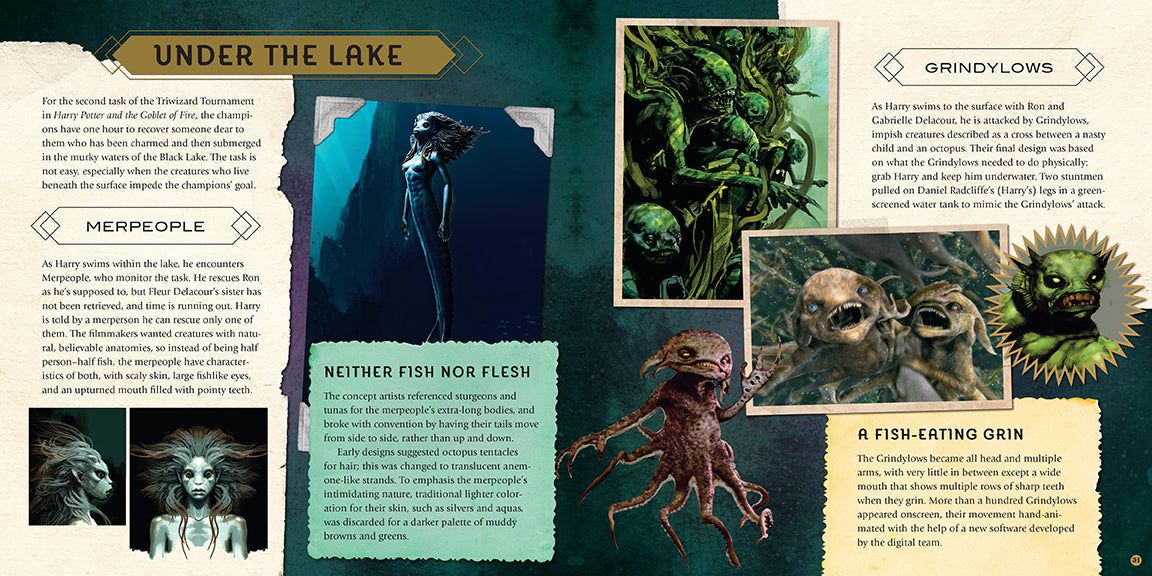 Harry Potter: Magical Creatures: A Movie Scrapbook inside page 3