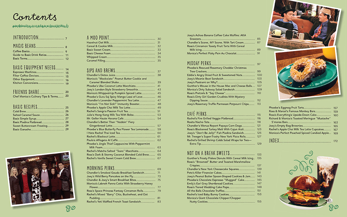 Friends: The Official Central Perk Cookbook inside page 1
