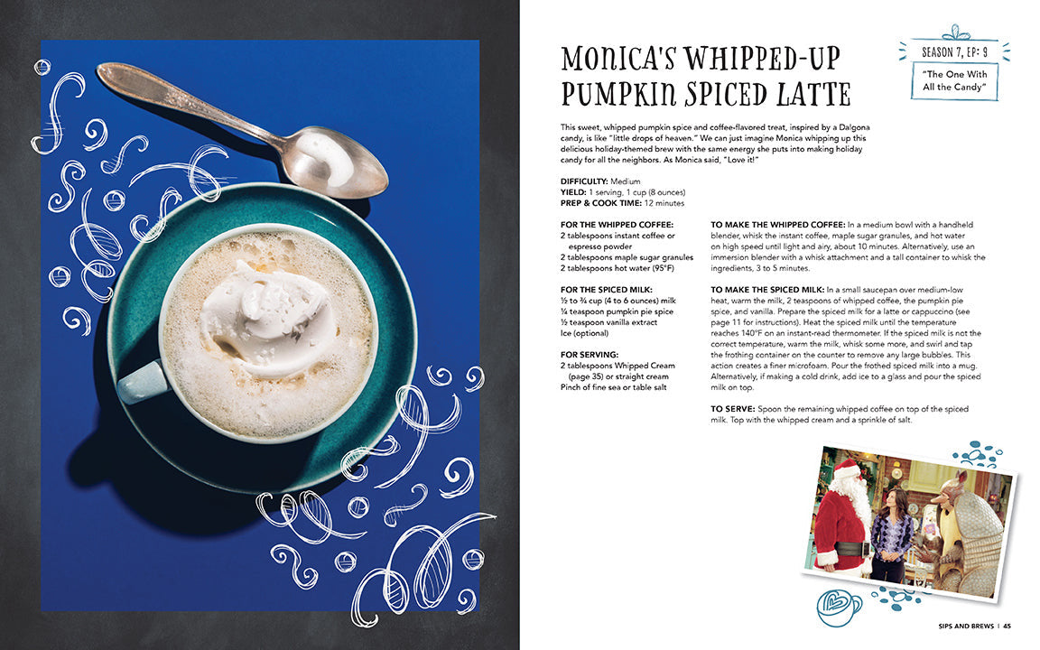 Friends: The Official Central Perk Cookbook Gift Set inside page 3