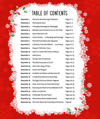 X-Mas Files inside page 1