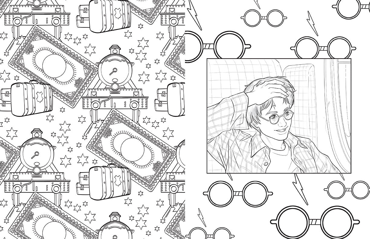 Harry Potter: Gryffindor House Pride: The Official Coloring Book inside page 1