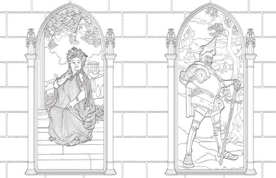 Harry Potter: Gryffindor House Pride: The Official Coloring Book inside page 2