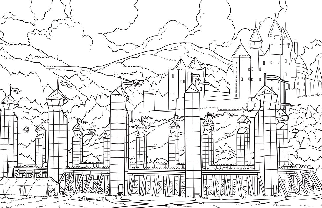 Harry Potter: Gryffindor House Pride: The Official Coloring Book inside page 3