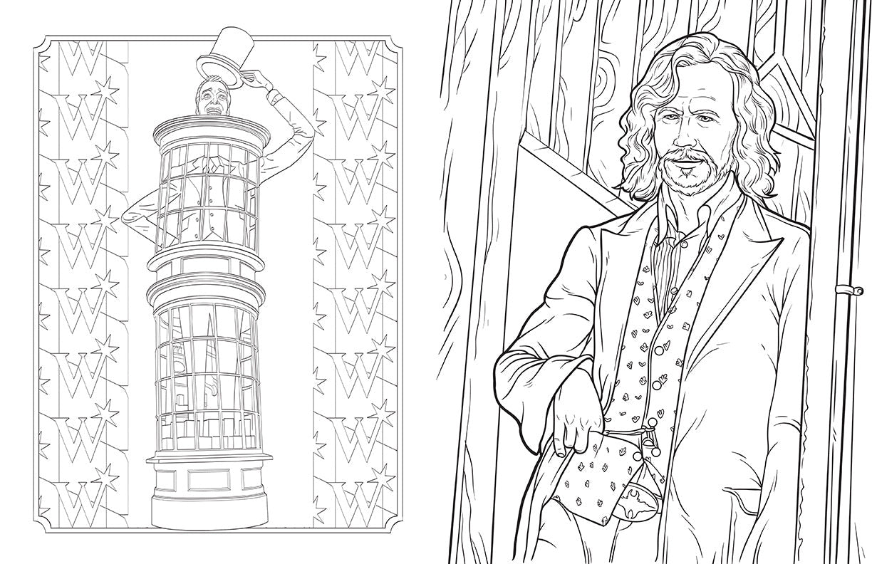 Harry Potter: Gryffindor House Pride: The Official Coloring Book inside page 4