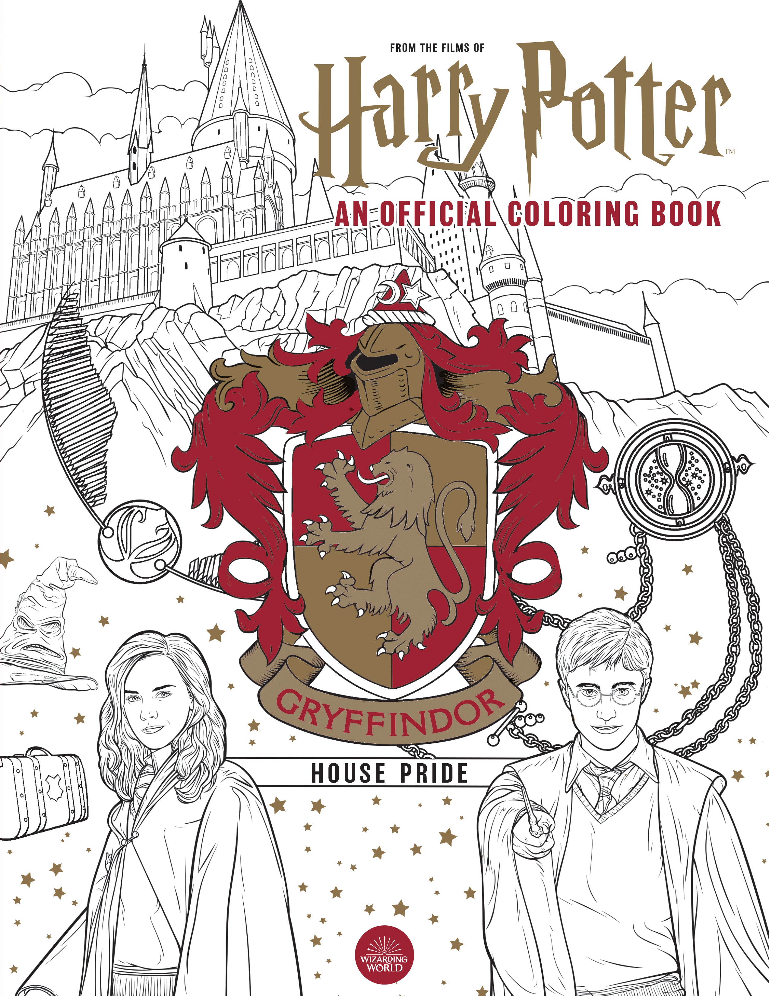 Harry Potter: Gryffindor House Pride: The Official Coloring Book