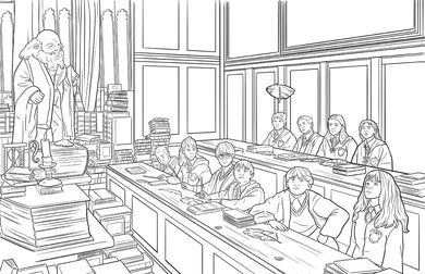 Harry Potter: Ravenclaw House Pride: The Official Coloring Book inside page 1