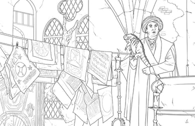 Harry Potter: Ravenclaw House Pride: The Official Coloring Book inside page 2