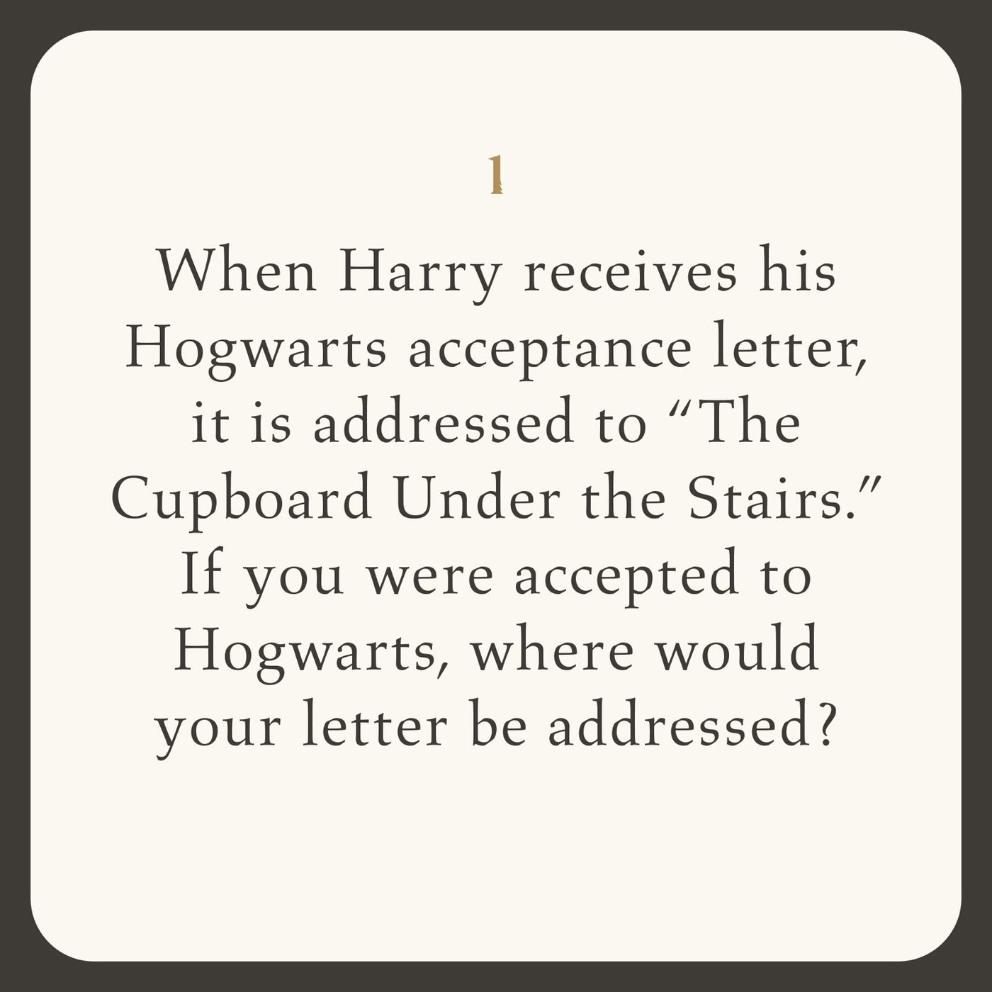 Harry Potter: Conversation Cards inside page 3