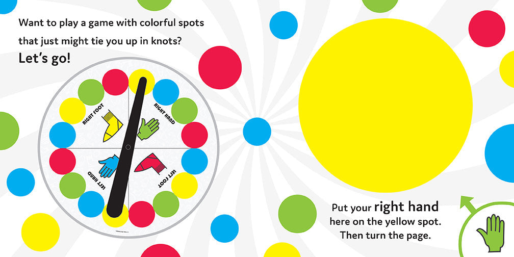 Hasbro Twister: Right Hand Here inside page 1