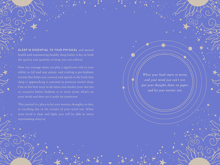 Sleep: A Restful Mind Journal inside page 1