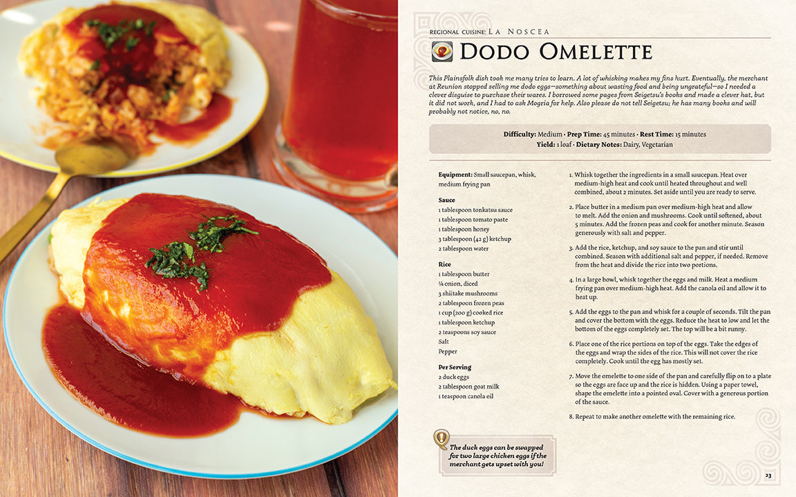Ultimate Final Fantasy XIV Cookbook inside page 1