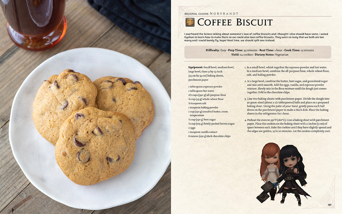 Ultimate Final Fantasy XIV Cookbook inside page 3