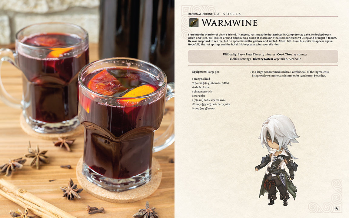 Ultimate Final Fantasy XIV Cookbook inside page 4