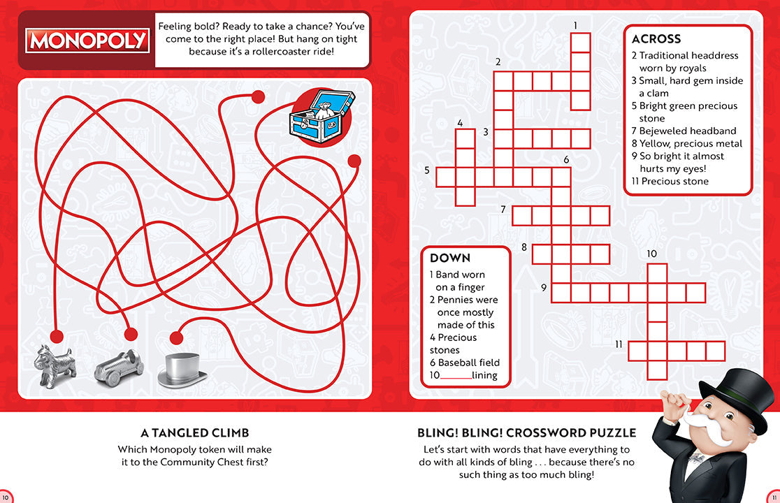Hasbro Gaming Ultimate Activity Book inside page 1