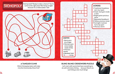 Hasbro Gaming Ultimate Activity Book inside page 1