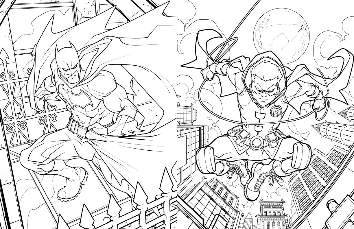 Batman: The Official Coloring Book inside page 1