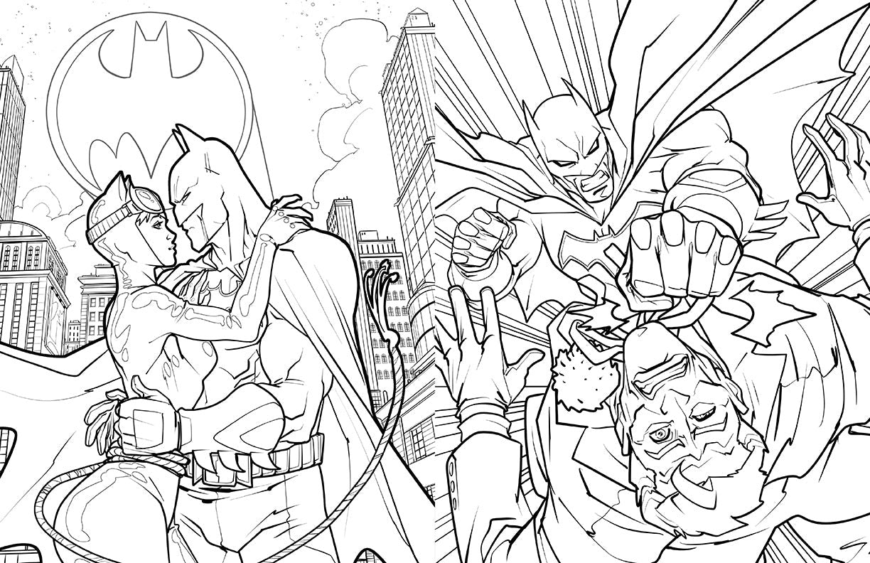 Batman: The Official Coloring Book inside page 2
