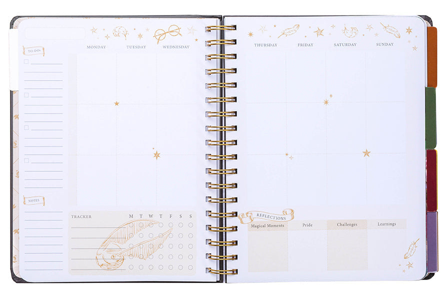 Harry Potter: Floral Fantasy 12-Month Undated Planner inside page 4
