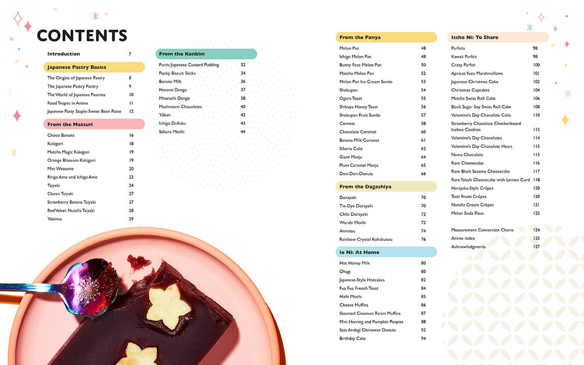 Oishisou!! The Ultimate Anime Dessert Cookbook inside page 1