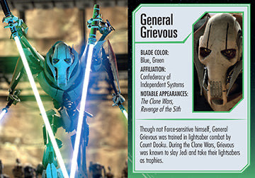 Star Wars Mini Book of Lightsabers inside page 3