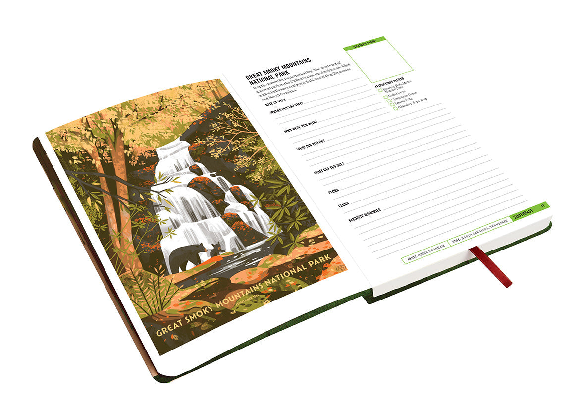 Art of the National Parks Park-Lover's Journal inside page 2
