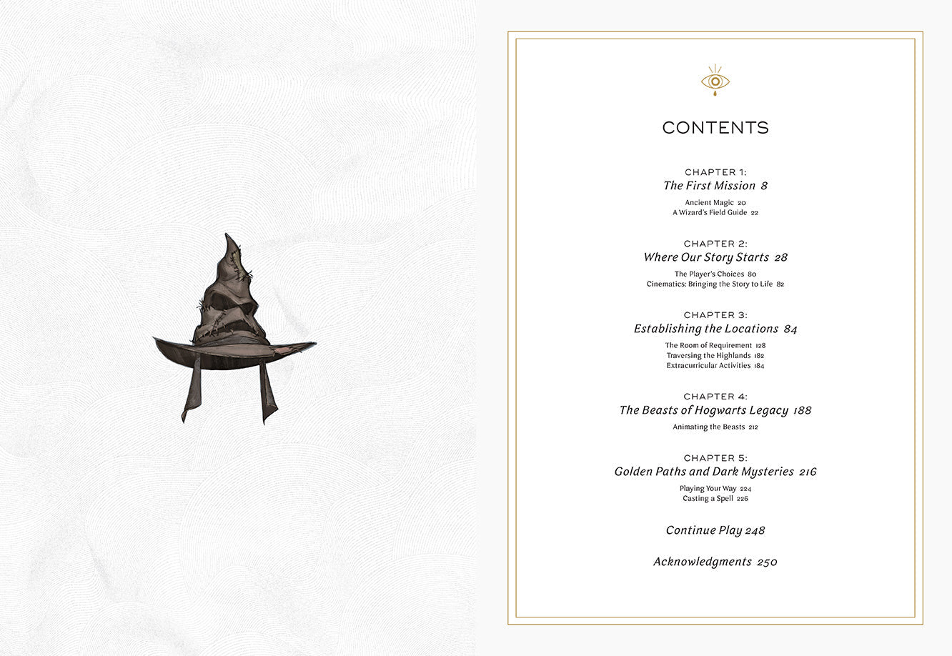 Art and Making of Hogwarts Legacy inside page 3