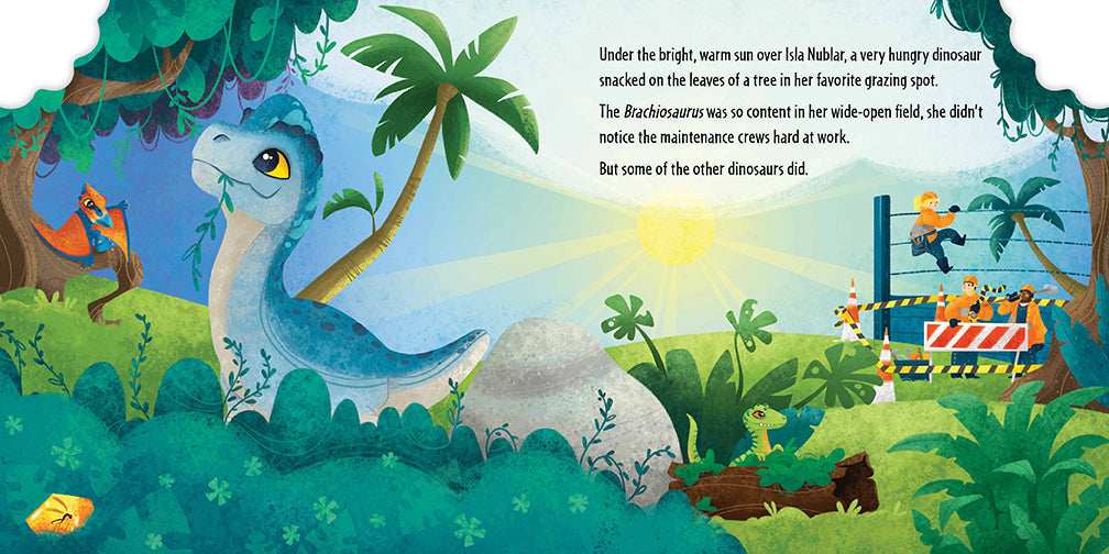Jurassic World: The Very Hungry Dinosaur inside page 1
