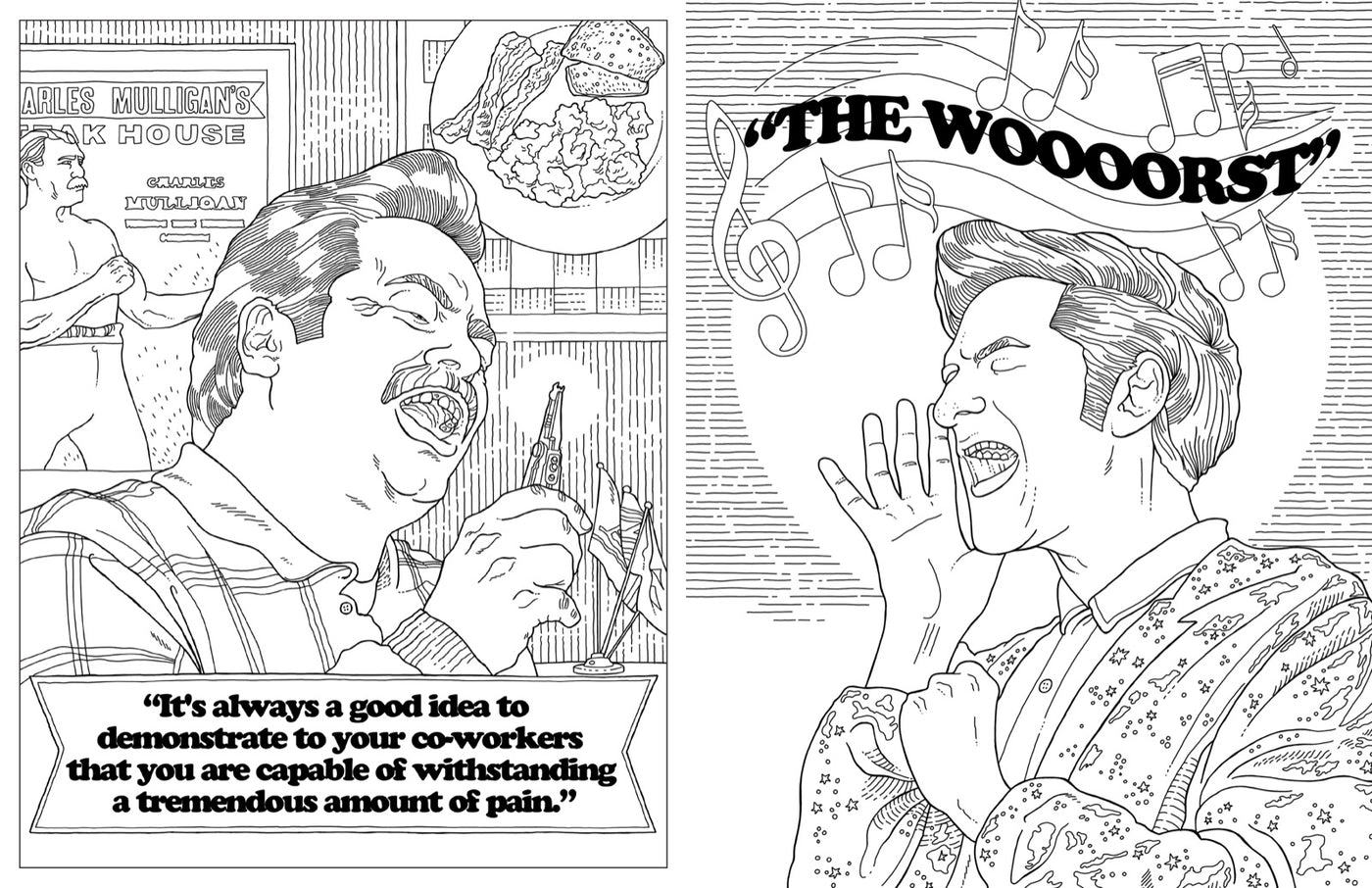 Parks and Recreation: The Official Coloring Book inside page 2