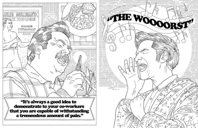 Parks and Recreation: The Official Coloring Book inside page 2