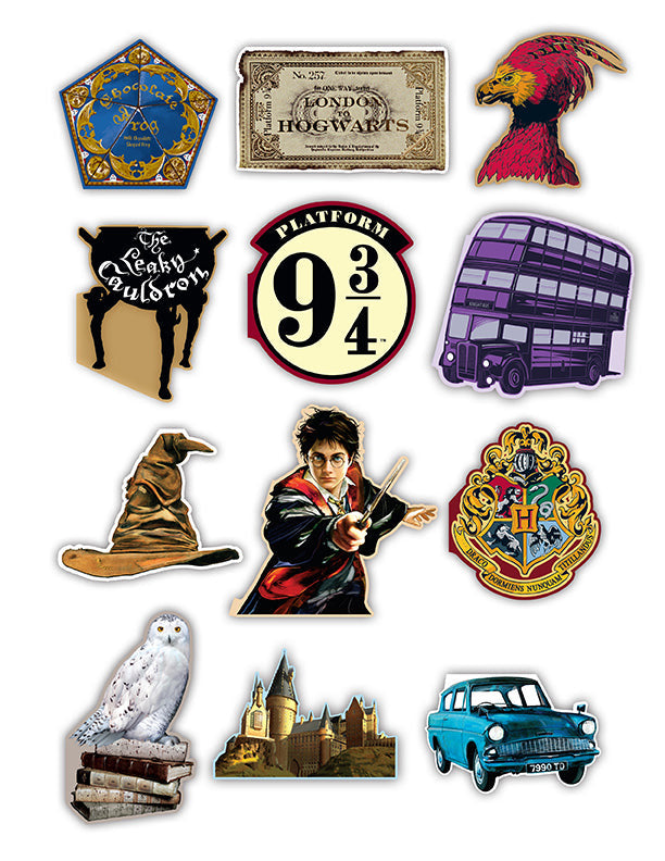 Harry Potter Boxed Die-cut Note Cards (Set of 12) inside page 1