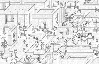 Official Minecraft Coloring Book: Create, Explore, Relax! inside page 2