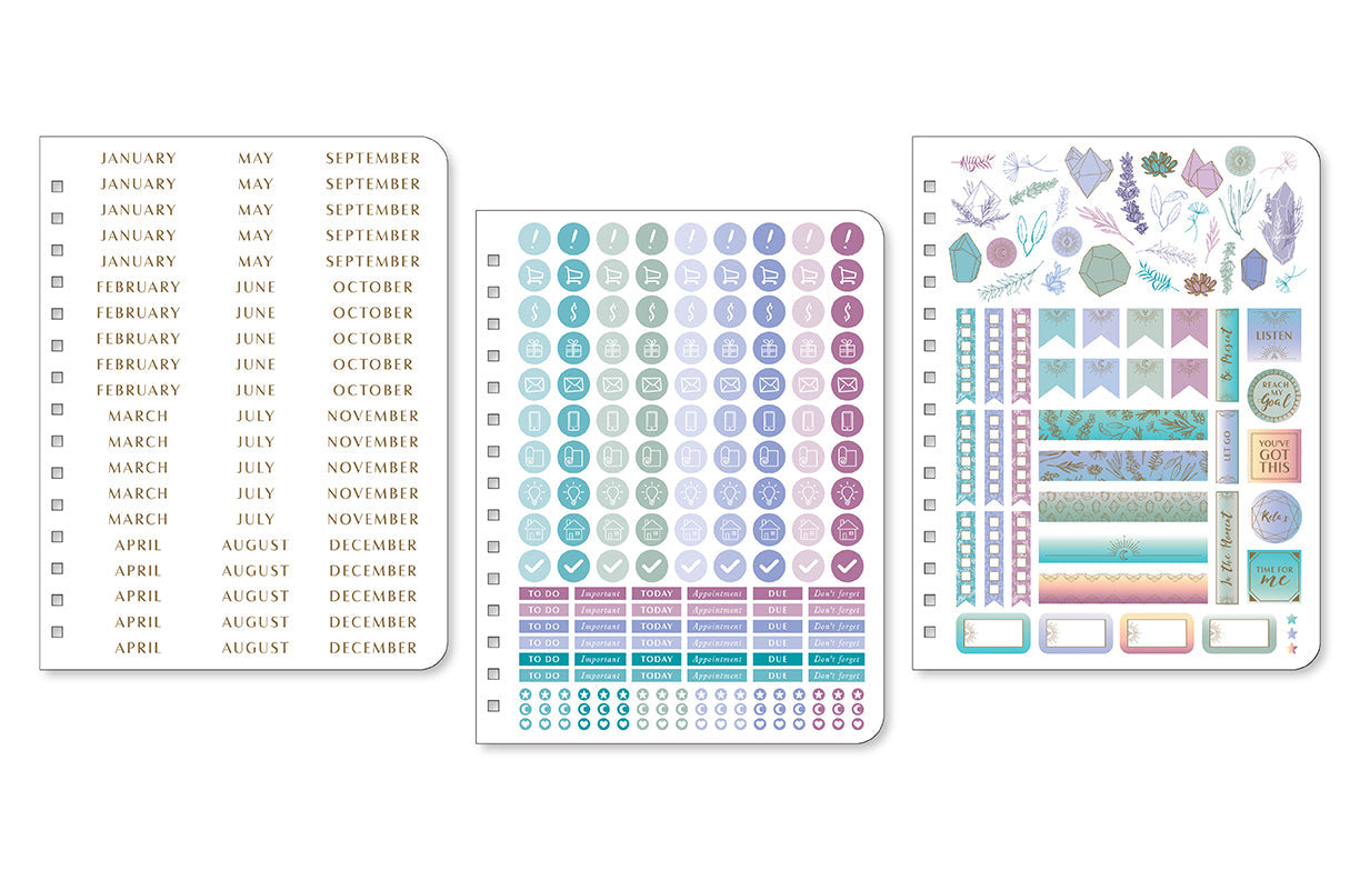 Mindfulness 12-Month Undated Planner inside page 4
