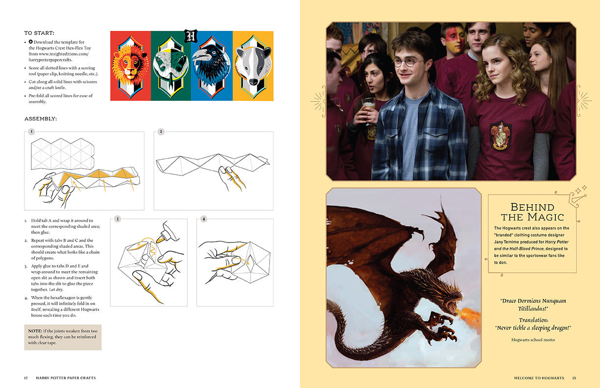 Harry Potter: Magical Paper Crafts inside page 4