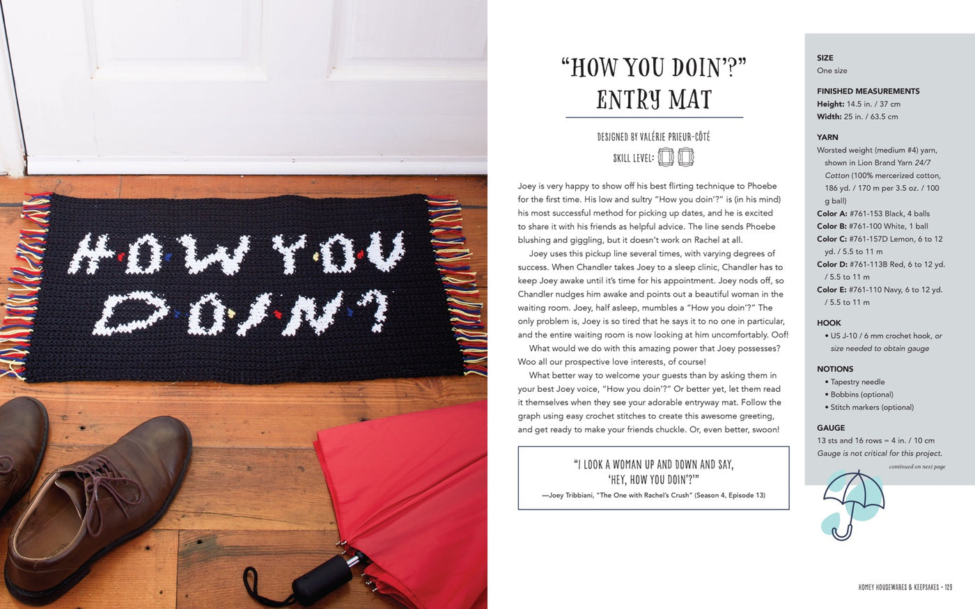 Friends: The One with the Crochet inside page 3
