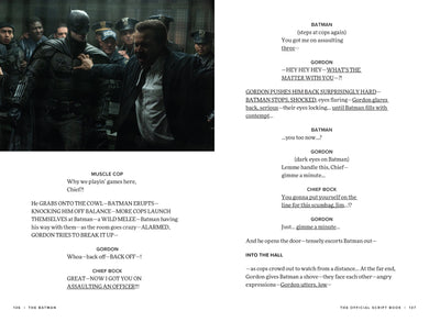 Batman: The Official Script Book inside page 1