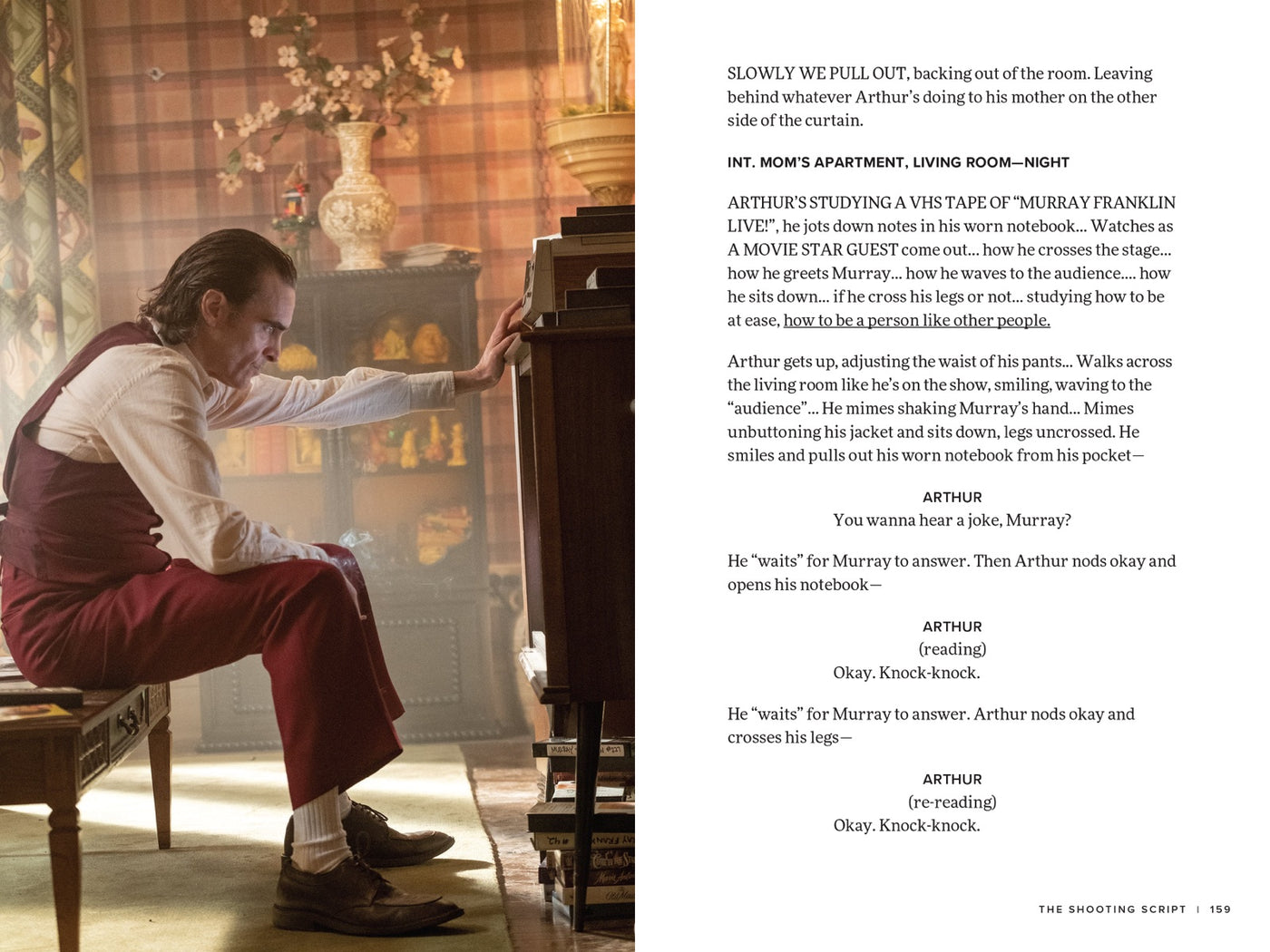 Joker: The Official Script Book inside page 3
