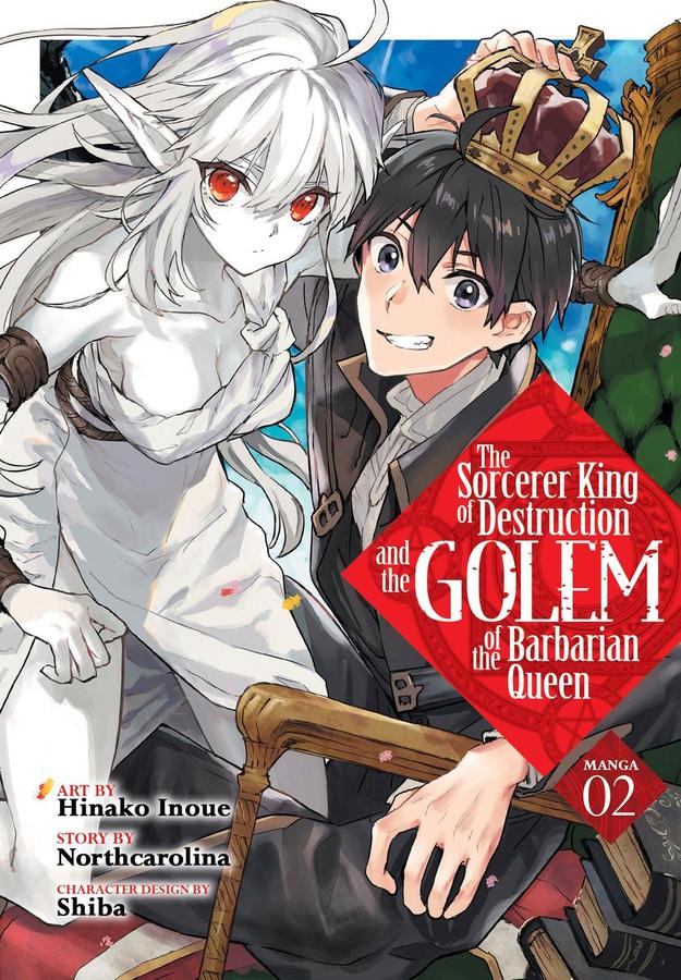 The Sorcerer King of Destruction and the Golem of the Barbarian Queen (Manga) Vol. 2-Manga and East Asian style / tradition comic books-買書書 BuyBookBook
