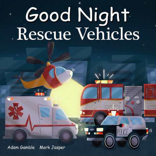 Good Night Rescue Vehicles-Children’s / Teenage fiction: General and modern fiction-買書書 BuyBookBook