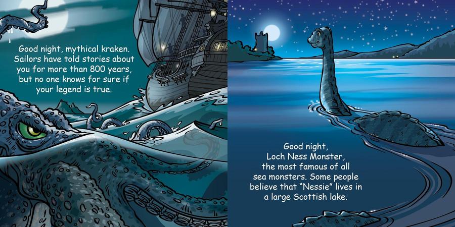 Good Night Sea Monsters US - Board book