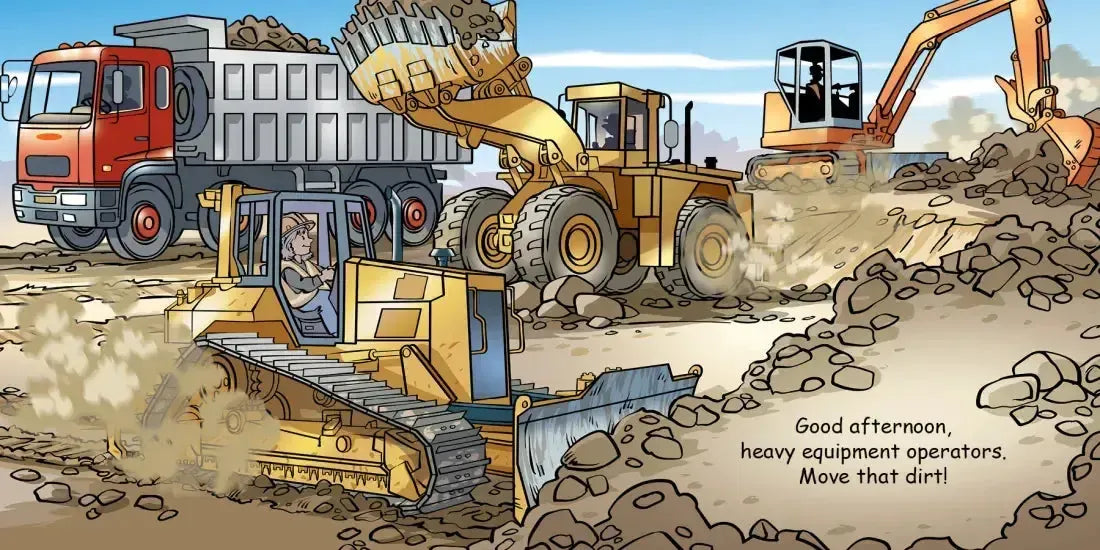 Good Night Building Site US - Board book