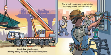 Good Night Building Site US - Board book