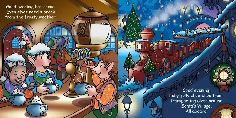 Good Night Christmas Elves US - Board book