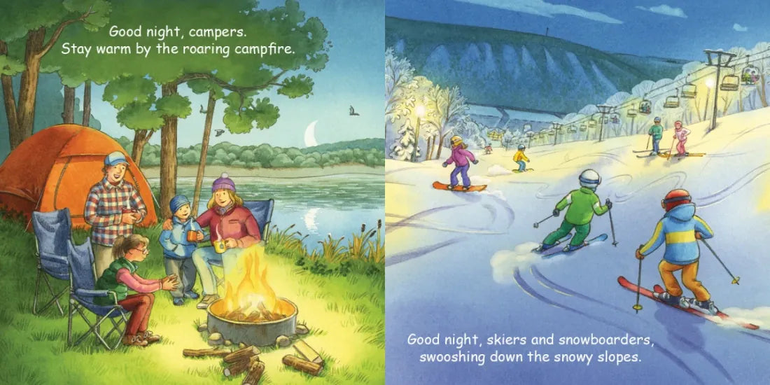 Good Night Finger Lakes US - Board book