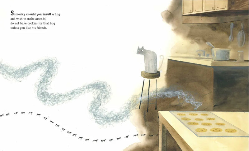 A Gray Cat Wanders US - Hardback