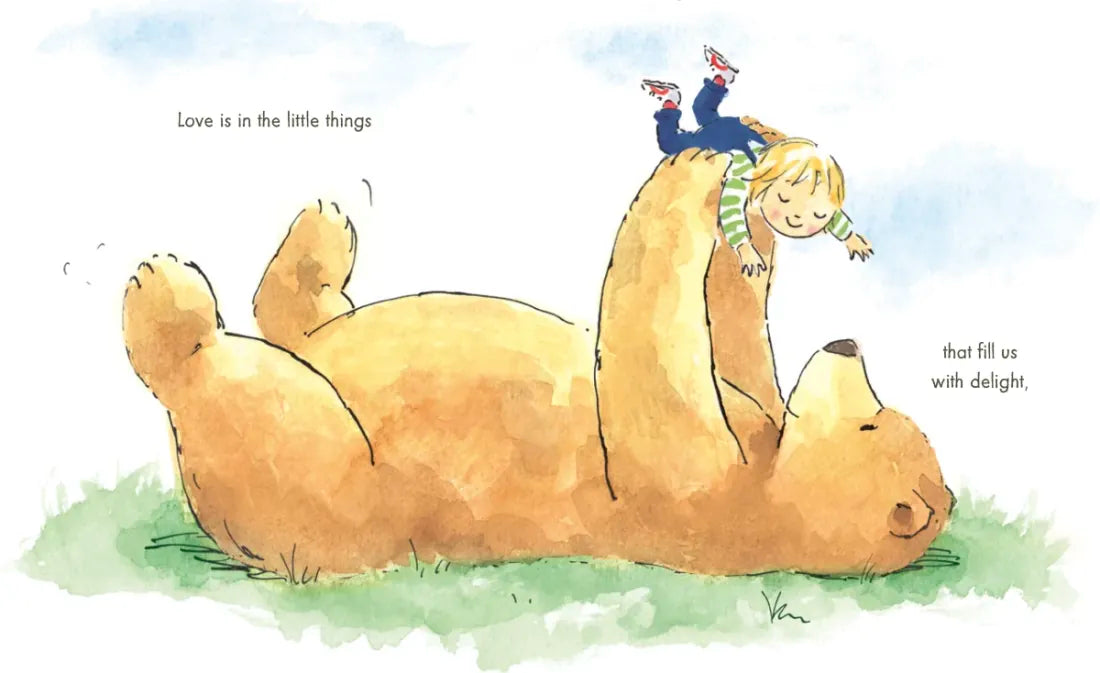 Love is in the Little Things US - Hardback