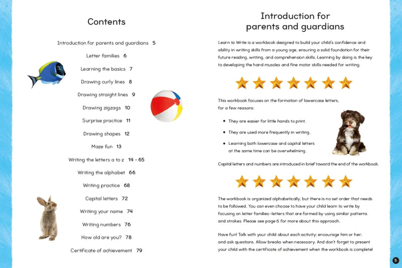 Learn to Write - Letter Tracing and Writing Practice US - Paperback / softback