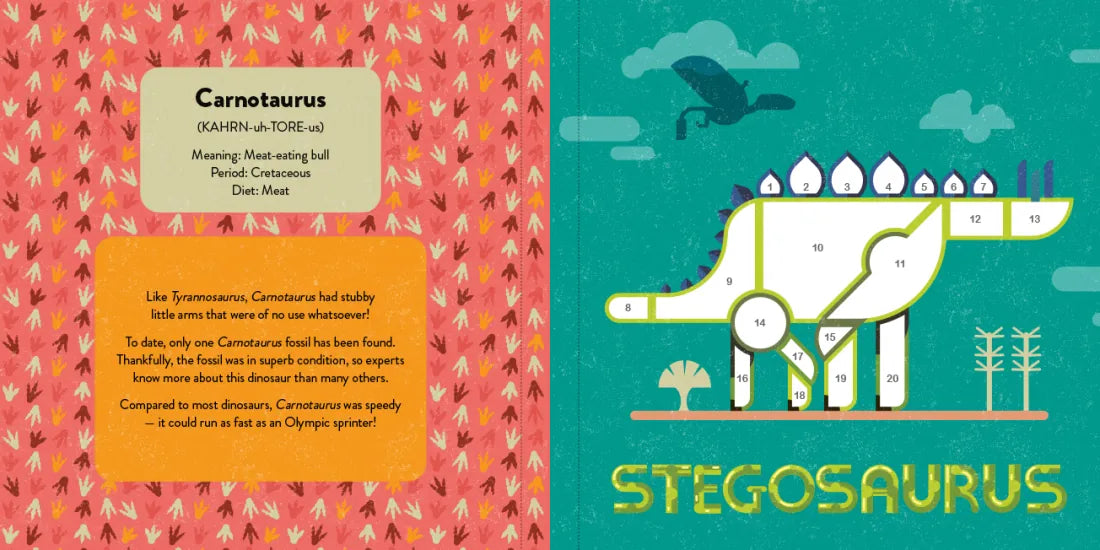 Color with Stickers: Dinosaurs US - Paperback / softback