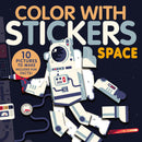 Color with Stickers: Space-Children’s interactive and activity books and kits-買書書 BuyBookBook