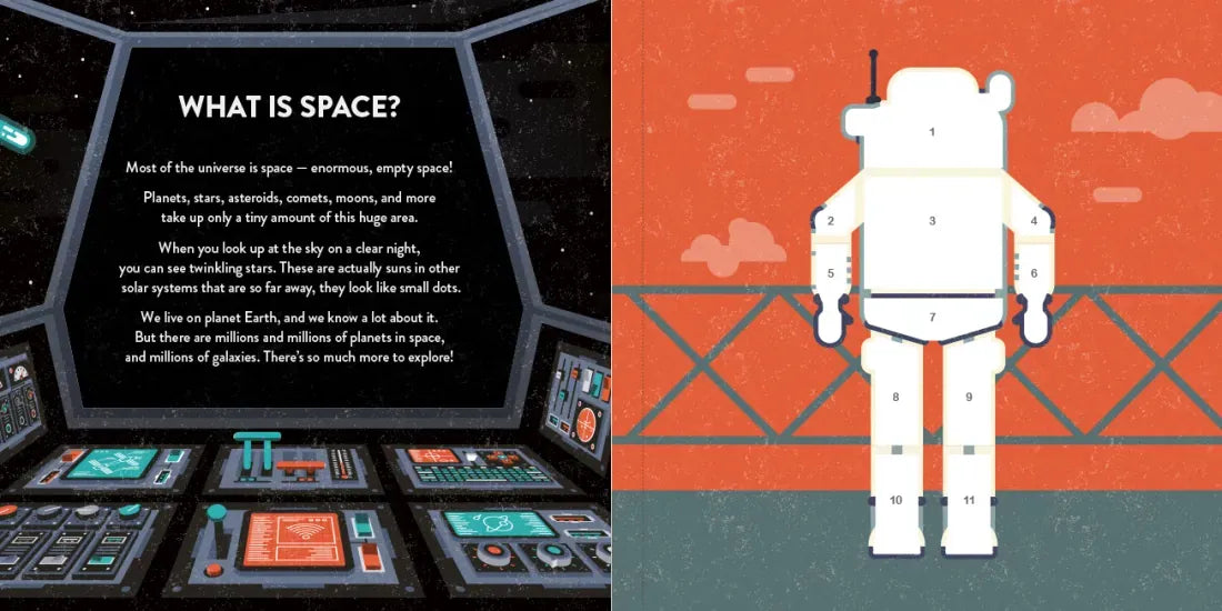 Color with Stickers: Space US - Paperback / softback