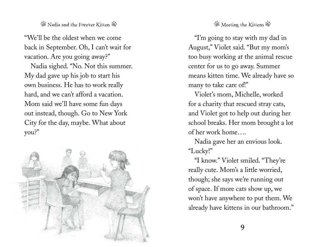 Nadia and the Forever Kitten US - Paperback / softback